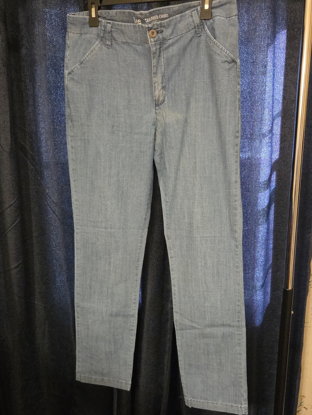 Lee Tailored Chino Jeans in Light Blue
